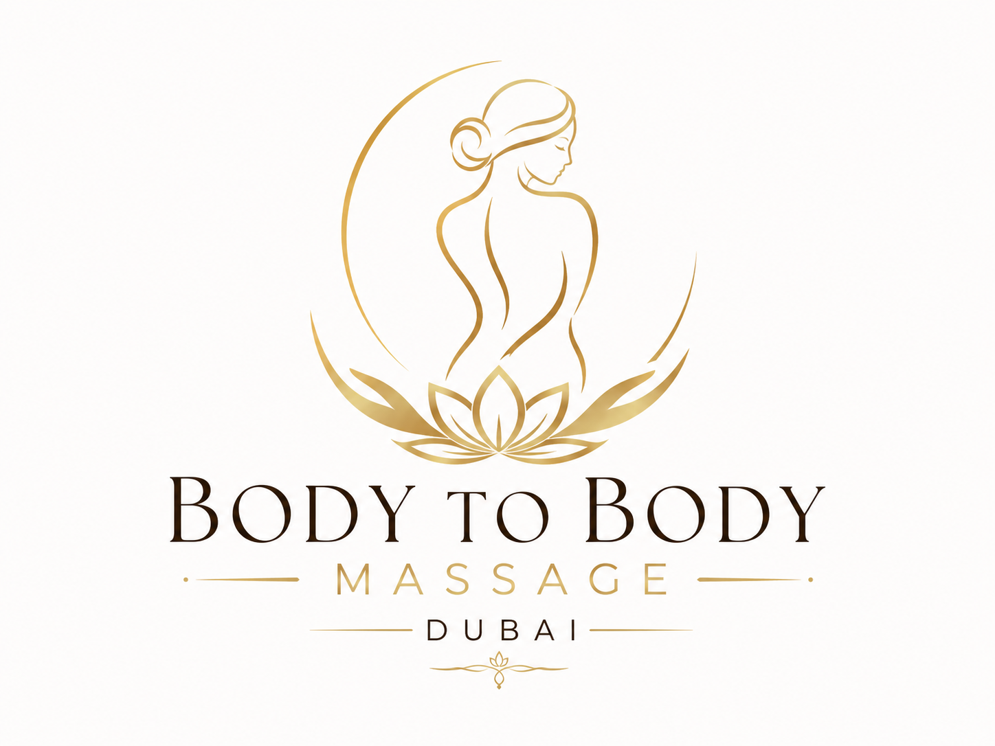 Body to body massage dubai logo